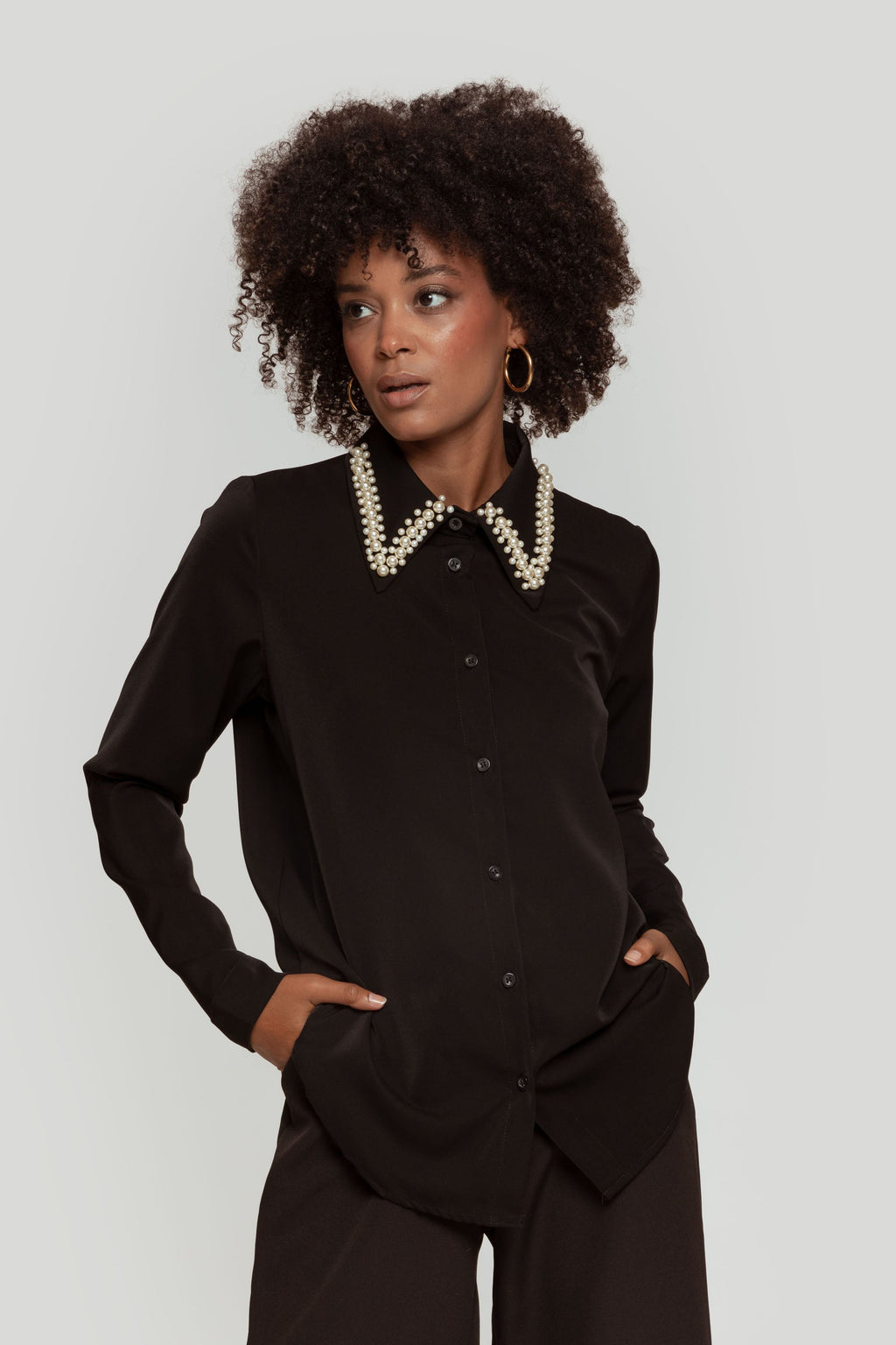 CAMISA  PERLAS