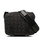 XS Anagram Canvas Military Messenger Bag