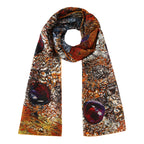 Habotai Silk Scarf Corazón de Granada