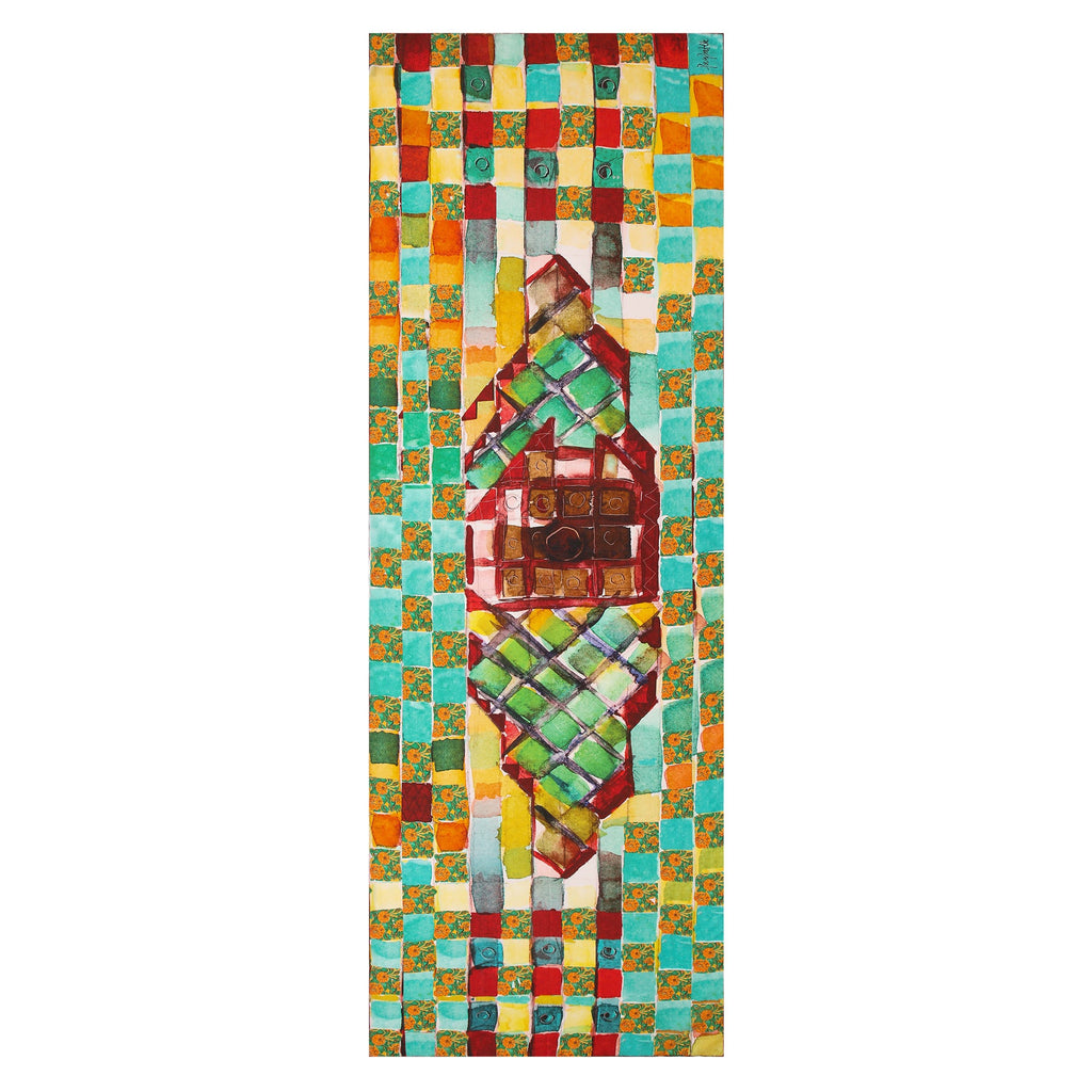 Gaudí inspired Silk Scarf La Mirada