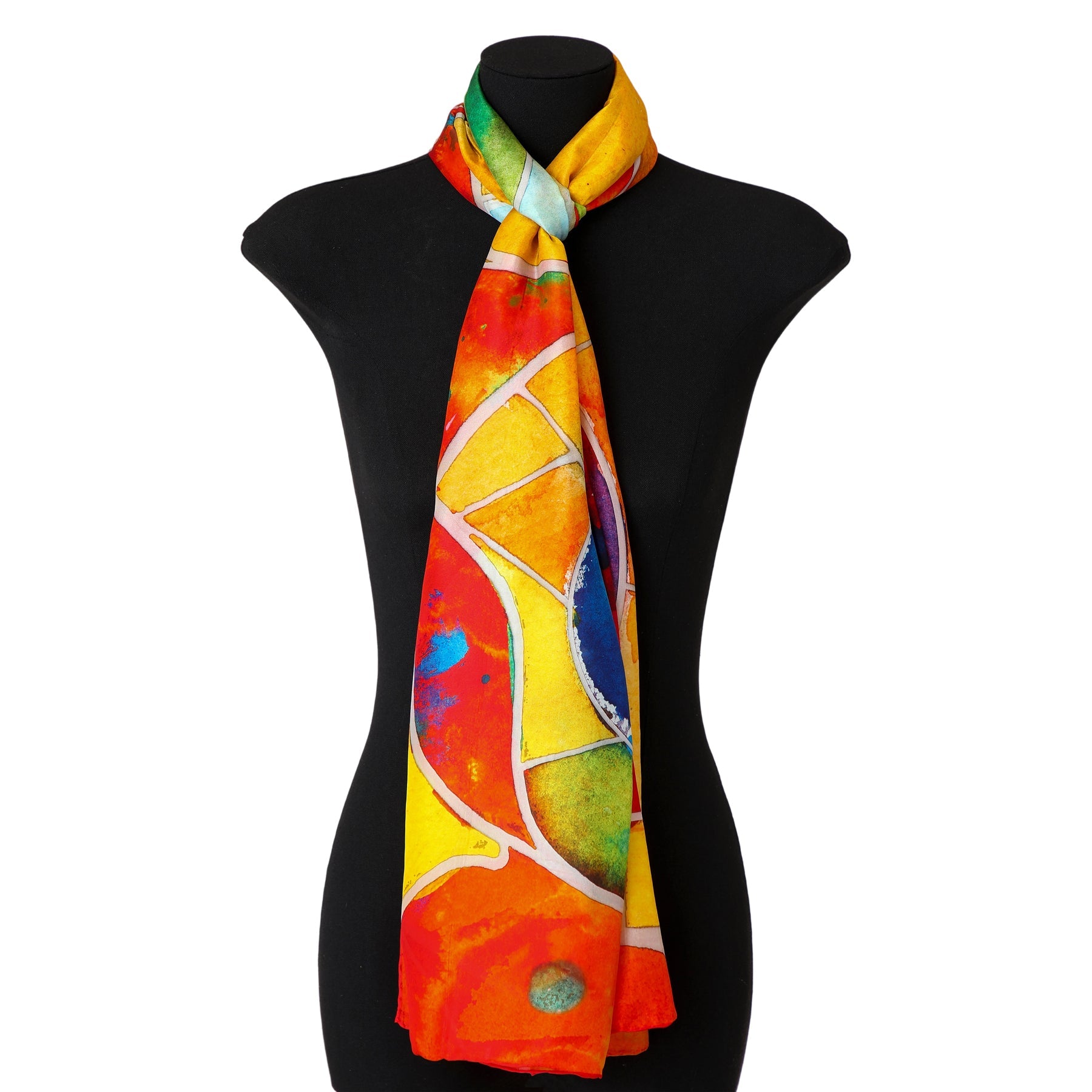 Multicolor Silk Shawl for Women