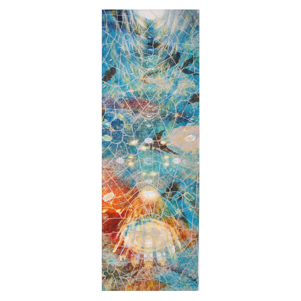 Artisan Silk Scarf Estrellas del Templo