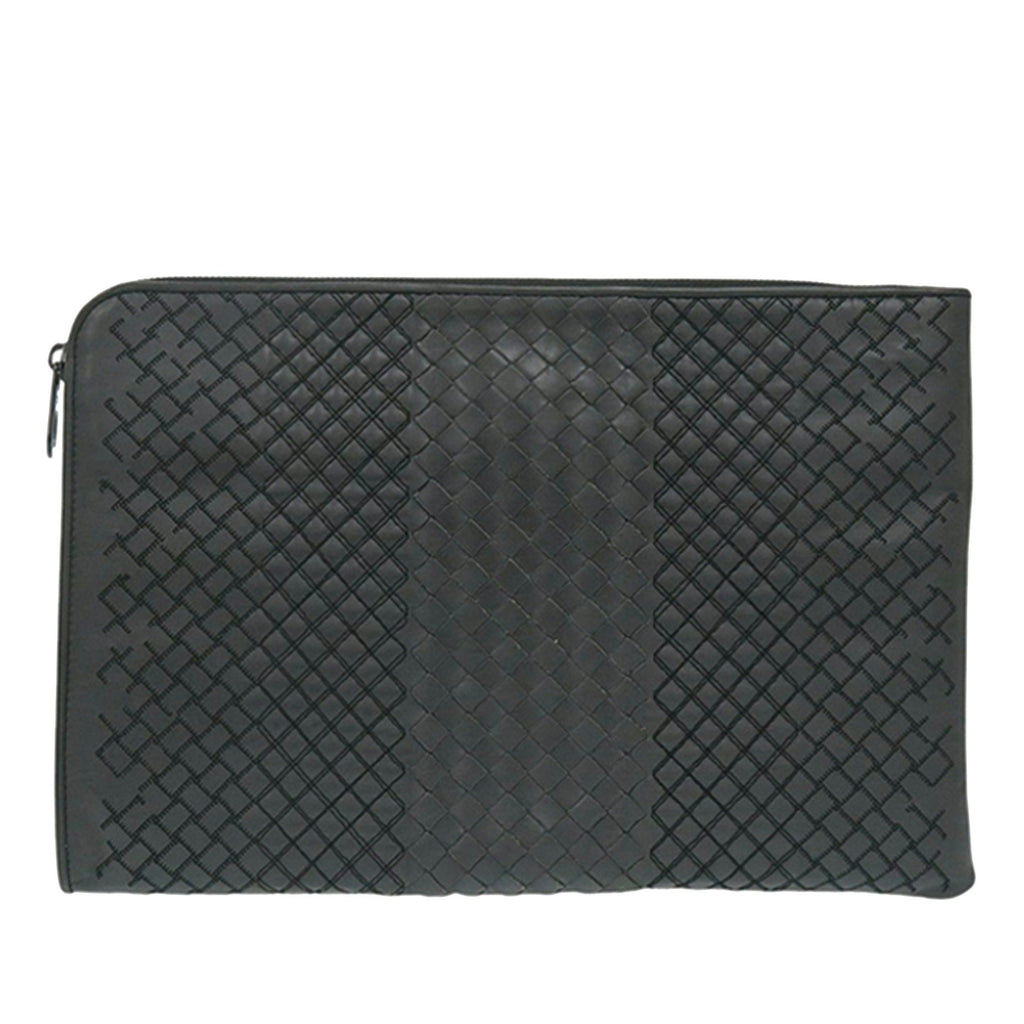Nappa Intreccio Imperatore Zip Clutch