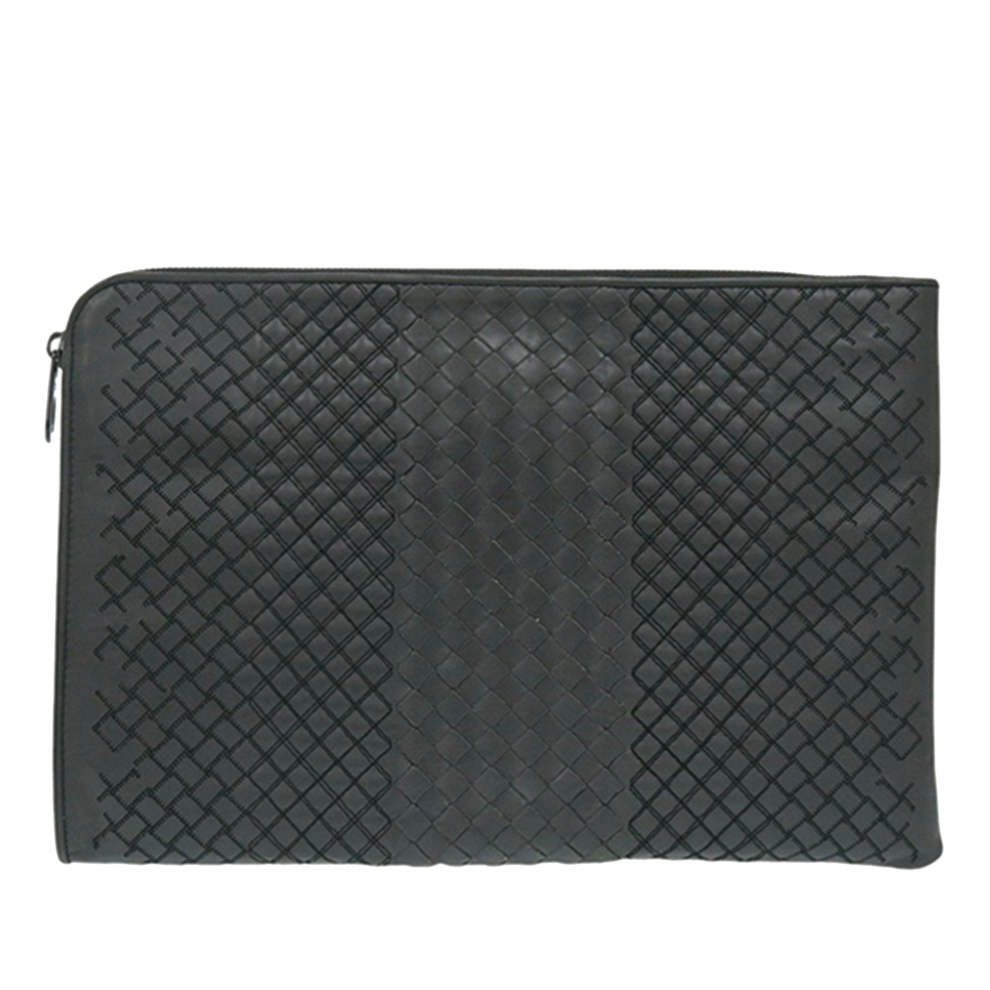 Nappa Intreccio Imperatore Zip Clutch