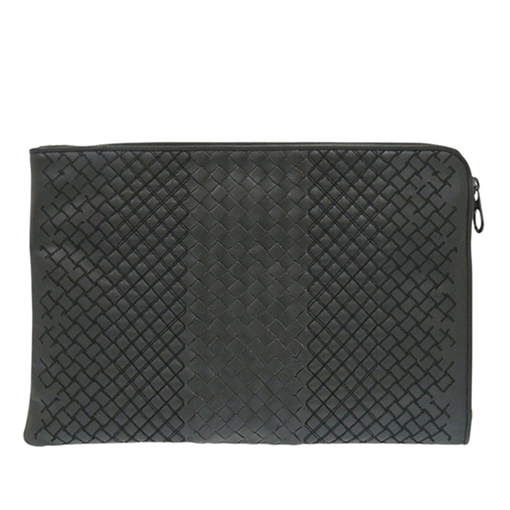 Nappa Intreccio Imperatore Zip Clutch