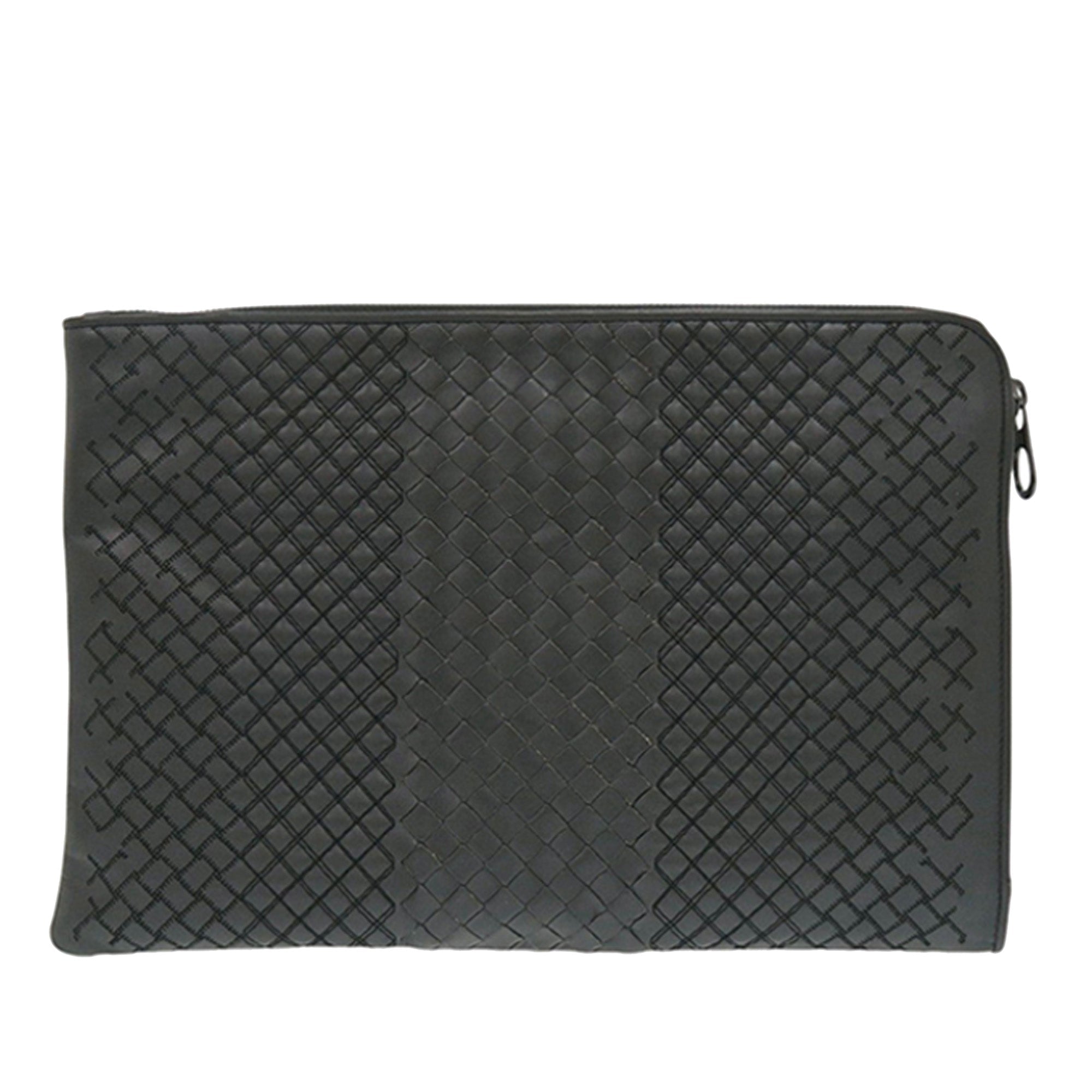 Nappa Intreccio Imperatore Zip Clutch