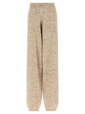 Fabiana Filippi Buttoned Yarn Trousers — Beige