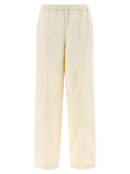 Fabiana Filippi Cotton Gabardine Trousers — Cream
