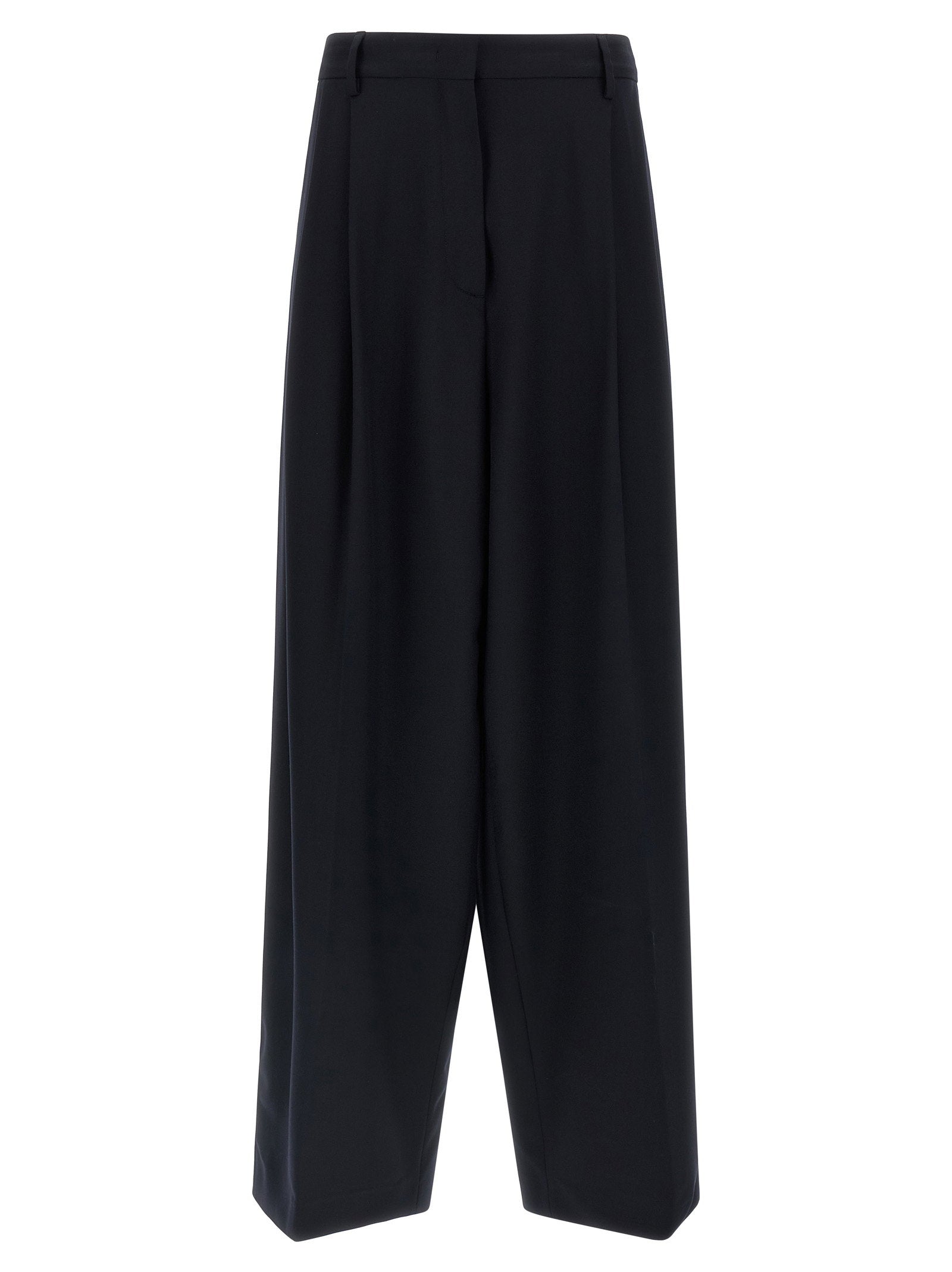Fabiana Filippi Wide-Leg Formal Trousers — Black