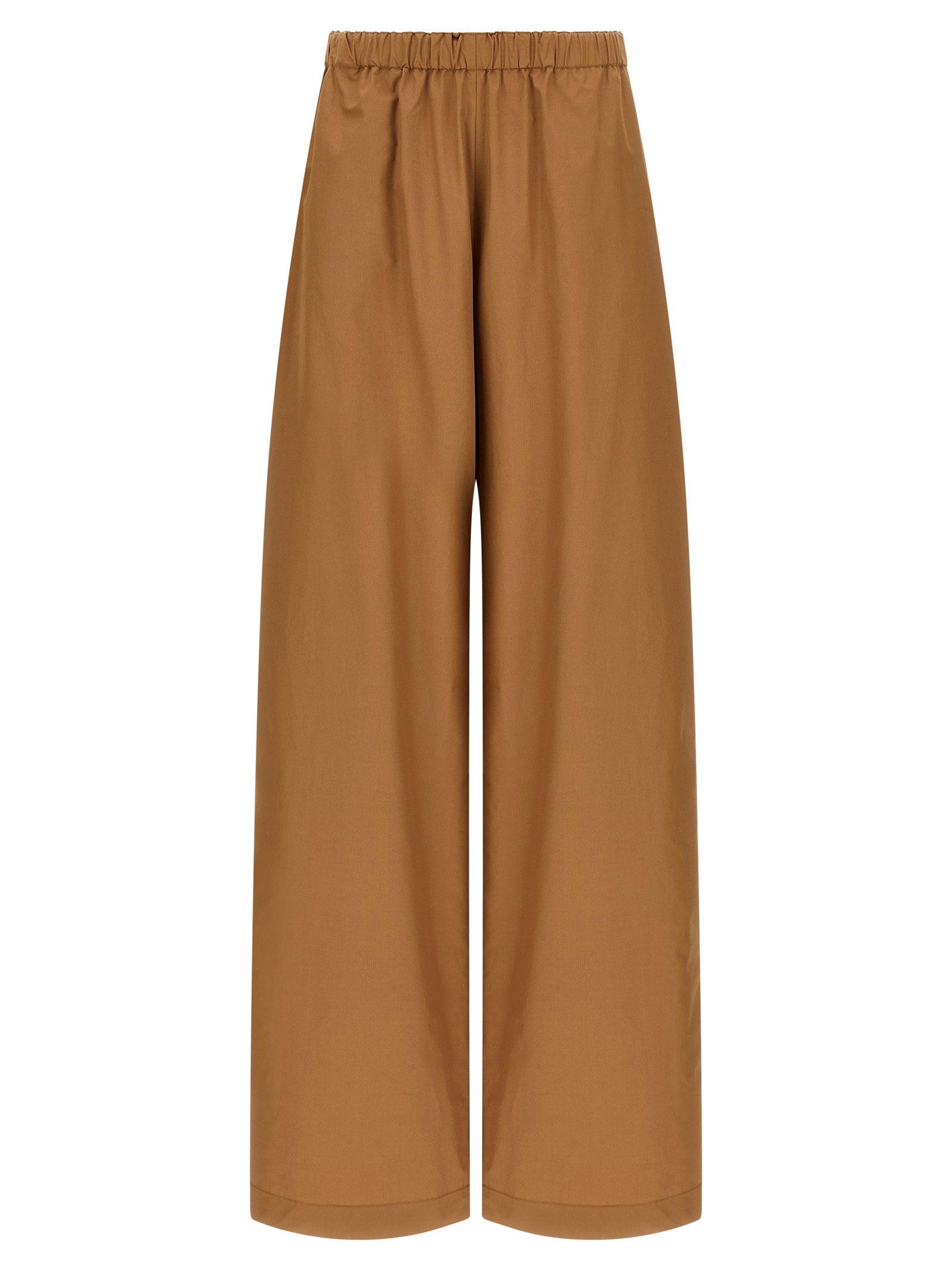 Fabiana Filippi Cotton Poplin Trousers — Tan