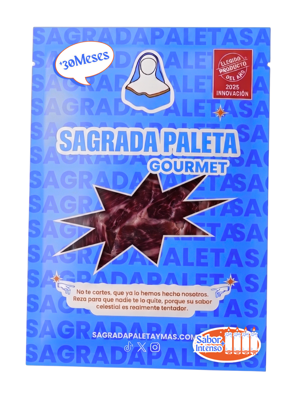 Sobre 80gr Sagrada Paleta de Bellota 100% Ibérica | a cuchillo