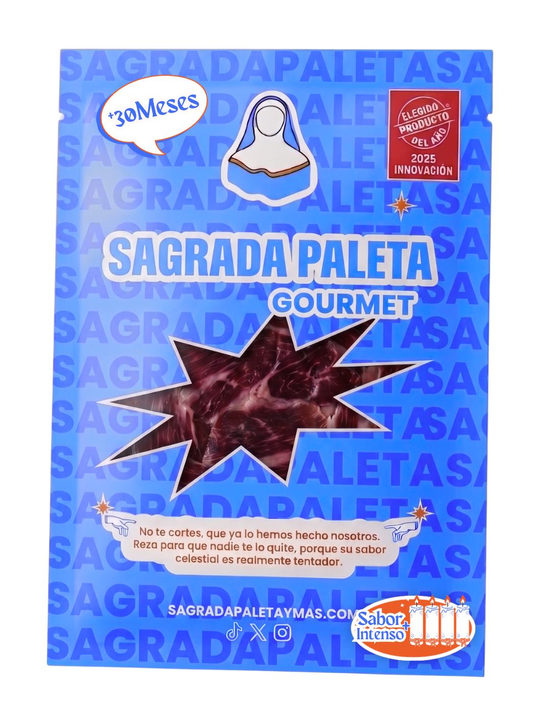 Sobre 80gr Sagrada Paleta de Bellota 100% Ibérica | a cuchillo