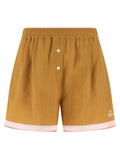Marni Linen Boxer Shorts — Gold