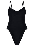 Hunza G Pamela One-Piece Swimsuit — Black