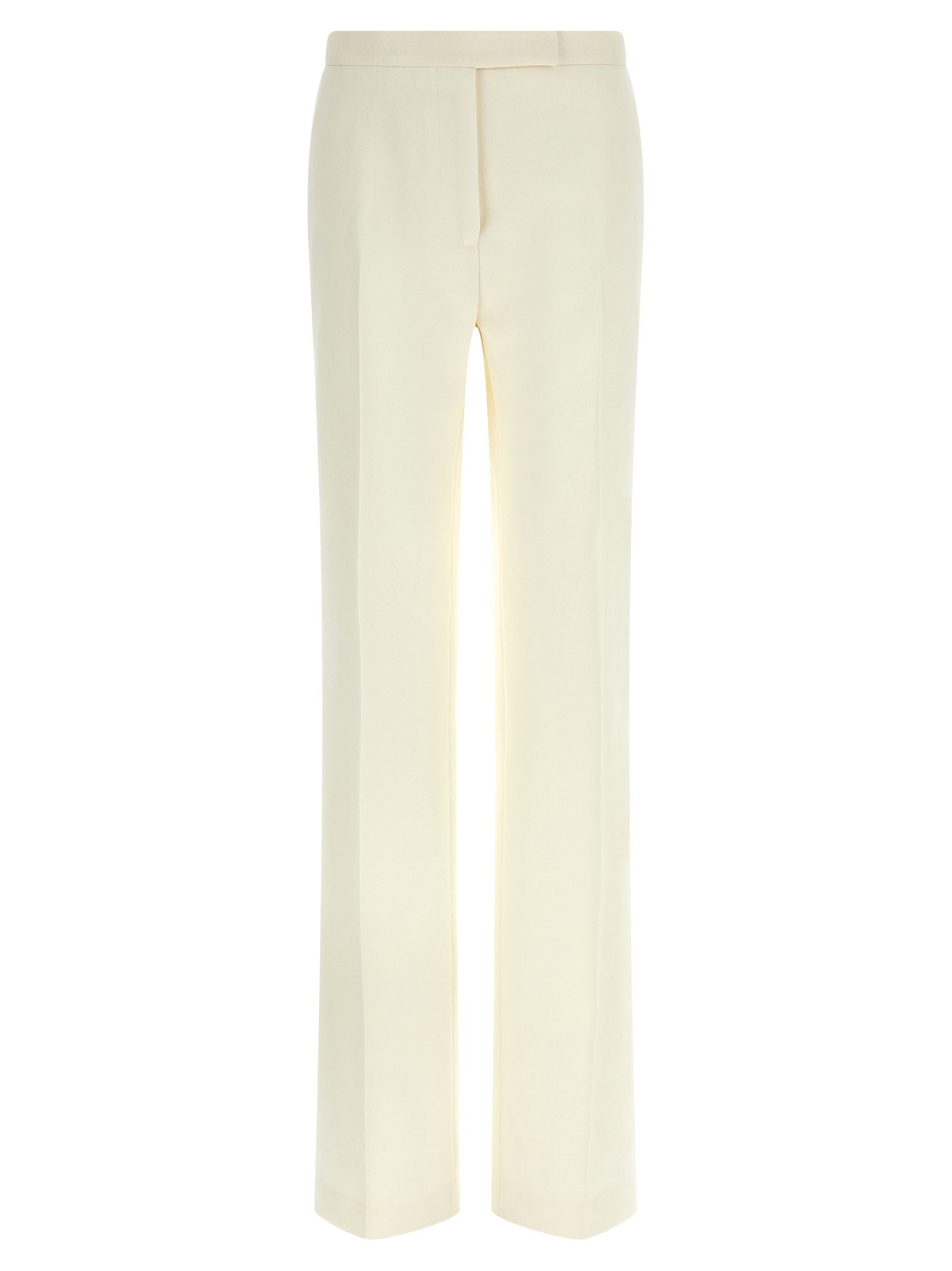 Tom Ford Wool Tuxedo Trousers — Ivory