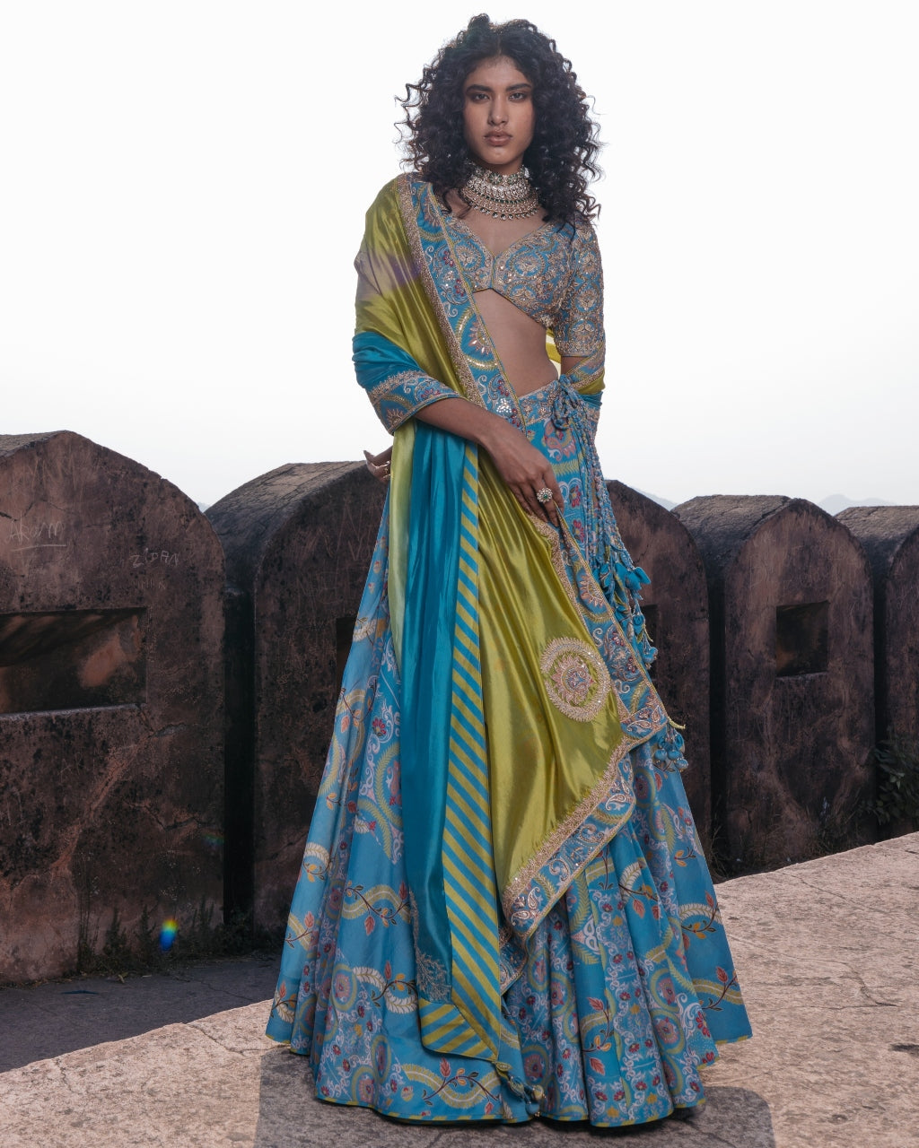 The Floral Noor Set By KYNAH, Luxury Indian Fashion & Bridal Wear