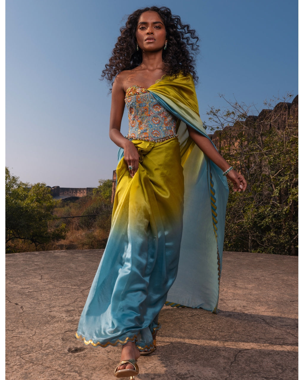 The Corset Sari By KYNAH, Luxury Indian Fashion & Bridal Wear