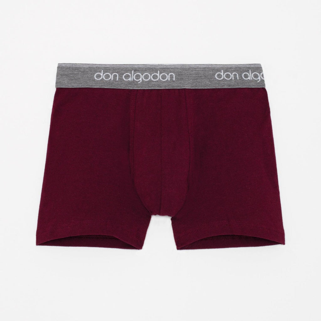 Don Algodon Kids | Pack 12 Boxers Lisos para Niño | Calzoncillos Transpirables