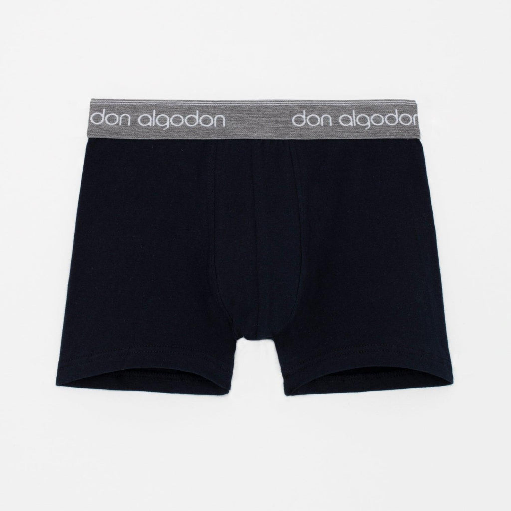 Don Algodon Kids | Pack 6 Boxers Lisos para Niño | Calzoncillos Transpirables