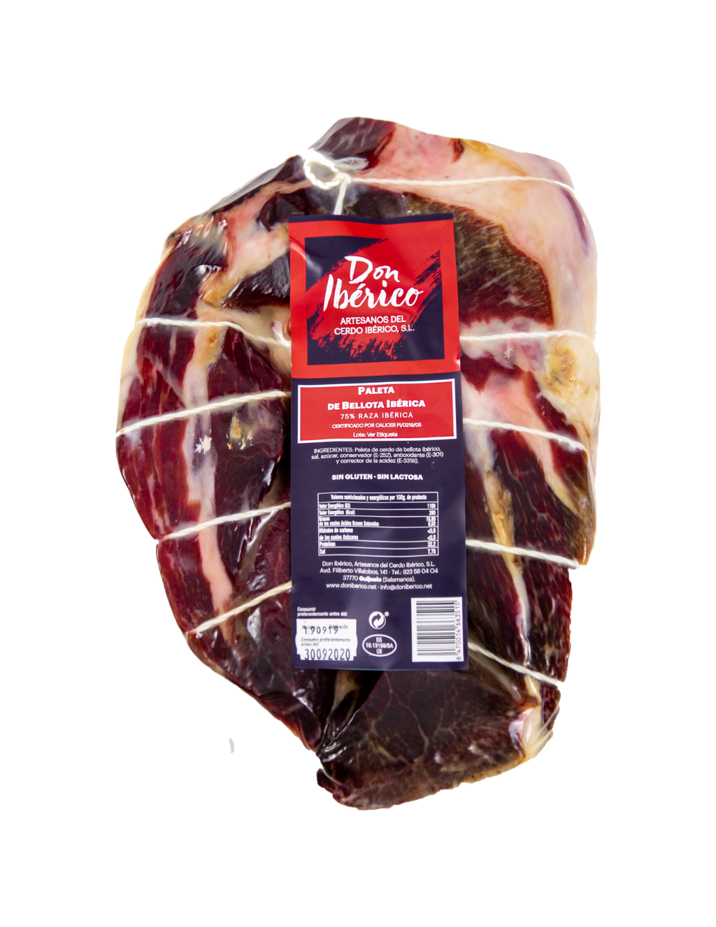 Paleta de Bellota Ibérica (75% Raza Ibérica)