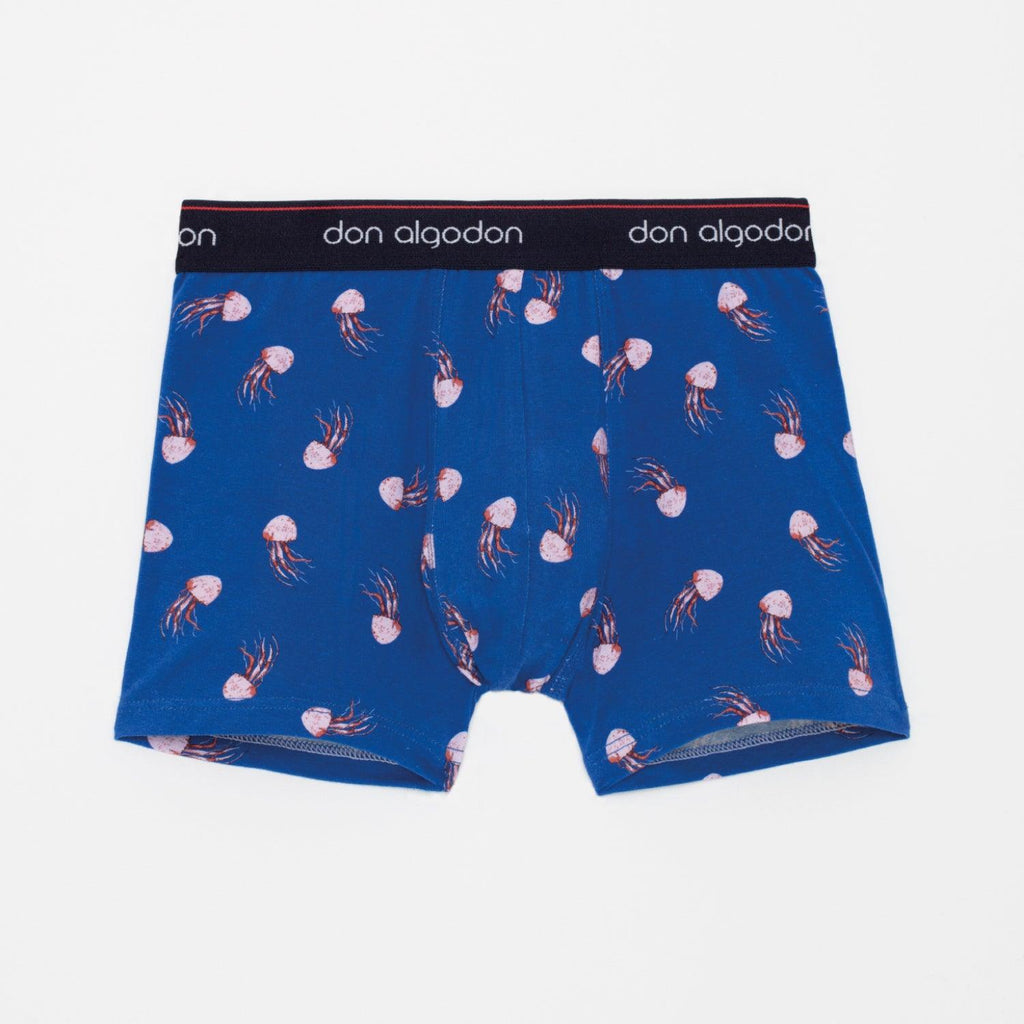 Don Algodon Kids | Pack 12 Boxers Niño Lisos y Estampados de Animales | Calzoncillos Transpirables