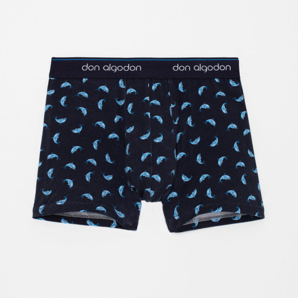 Don Algodon Kids | Pack 12 Boxers Niño Lisos y Estampados de Animales | Calzoncillos Transpirables