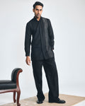Blacklist Short Kurta Set By KYNAH, Luxury Indian Fashion & Bridal Wear