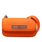 Croc Embossed Calfskin Gossip Chain Bag XS