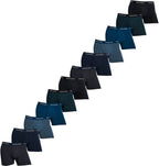Don Algodon Pack 12 Calzoncillos Hombre Suaves y Transpirables | 2 Unidad por Color | 6 Estampados y 6 Lisos