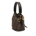 Mini Quilted Silk FF 1974 Mon Tresor Bucket Bag