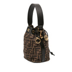 Mini Quilted Silk FF 1974 Mon Tresor Bucket Bag