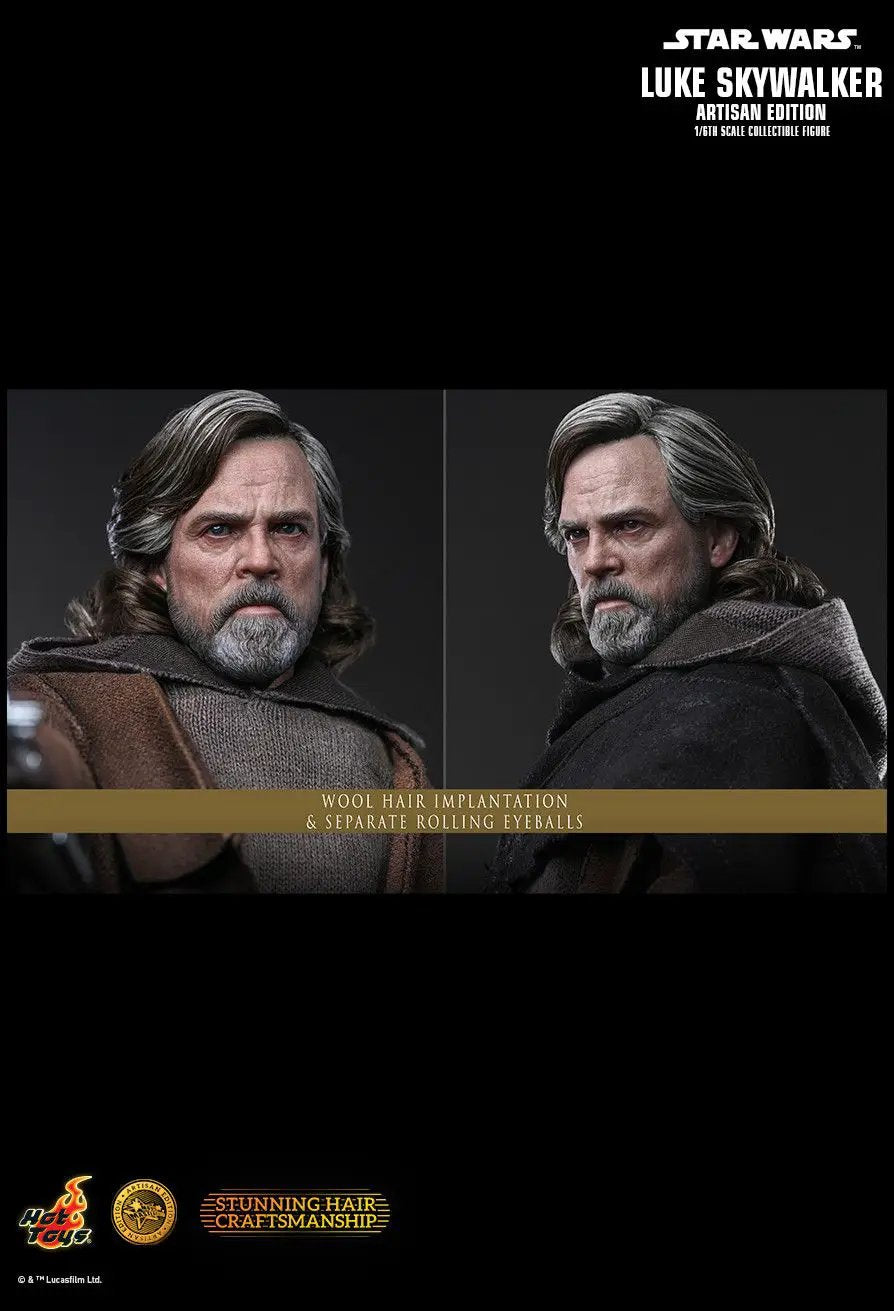 Star Wars: Los Últimos Jedi Movie Masterpiece Figura 1/6 Luke Skywalker (Artisan Edition) 29 cm