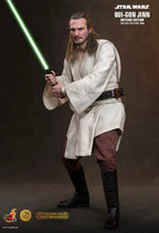 Star Wars: La Amenaza Fantasma Movie Masterpiece Figura 1/6 Qui-Gon Jinn (Artisan Edition) Hot Toys Exclusive 32 cm
