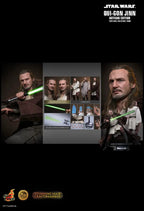 Star Wars: La Amenaza Fantasma Movie Masterpiece Figura 1/6 Qui-Gon Jinn (Artisan Edition) Hot Toys Exclusive 32 cm