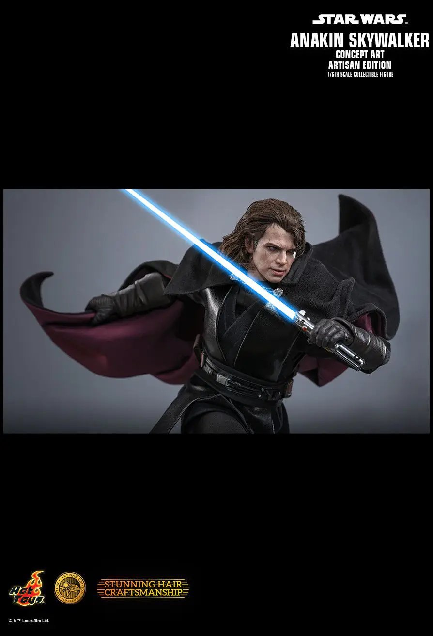 Star Wars Episodio III: La Venganza de los Sith Movie Masterpiece Figura 1/6 Anakin Skywalker (Concept Art Version) (Artisan Edition) Hot Toys Exclusive 31 cm