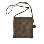 Leather Intrecciomirage Butterfly Crossbody