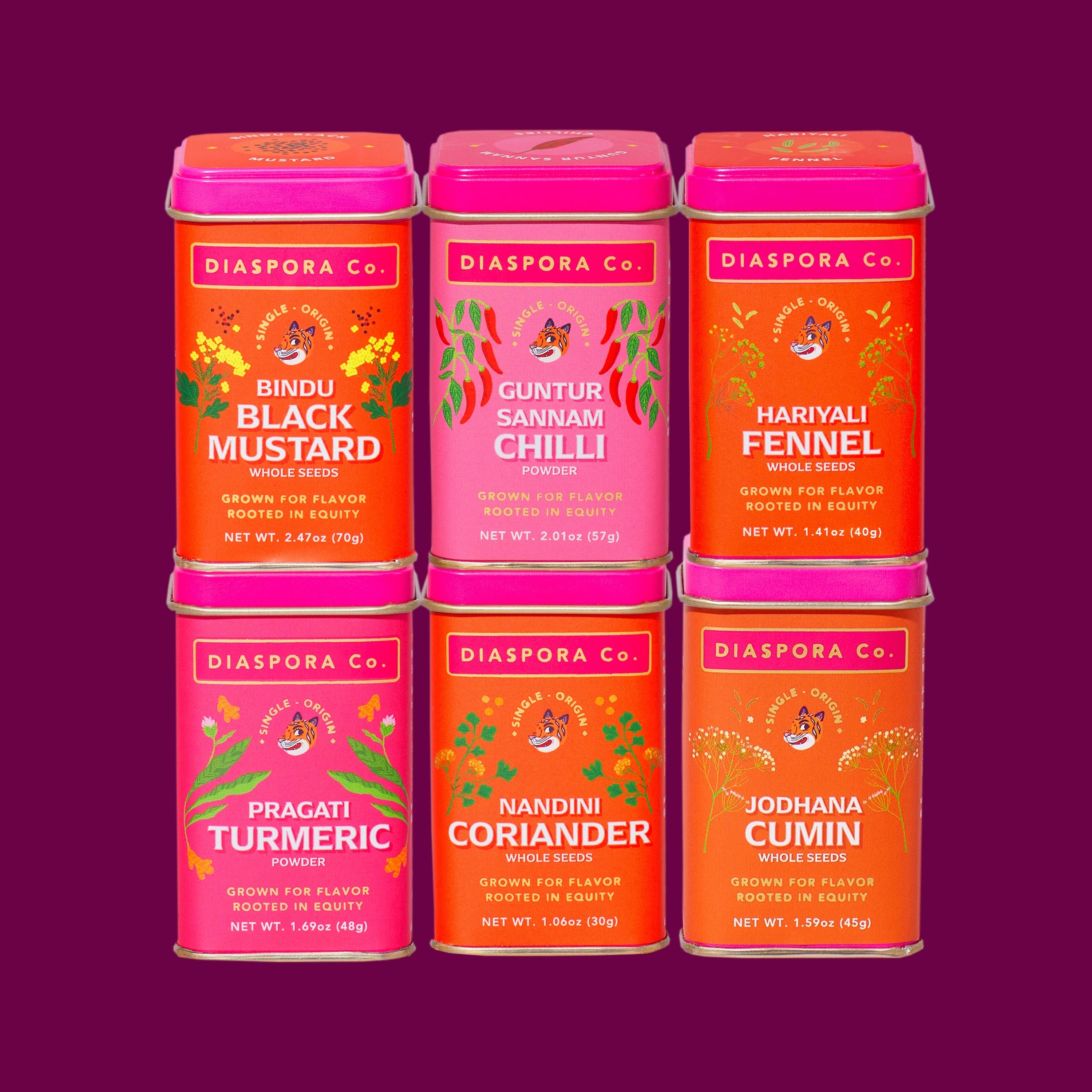 The Cookbook 6-pack By Diaspora Spice Co.