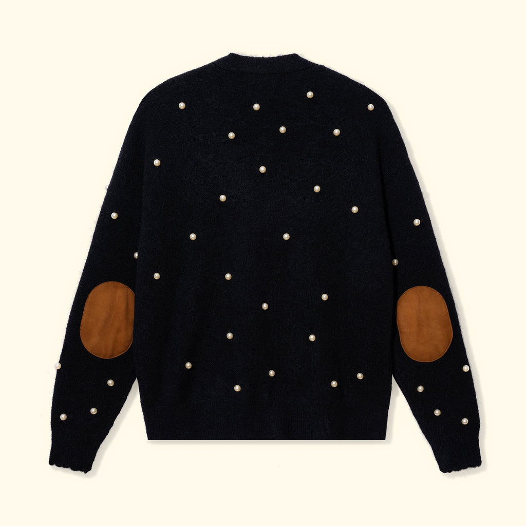 Pearl Cardigan Black