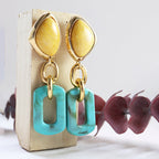 Pendientes dorados para mujer BASIL STUDIO