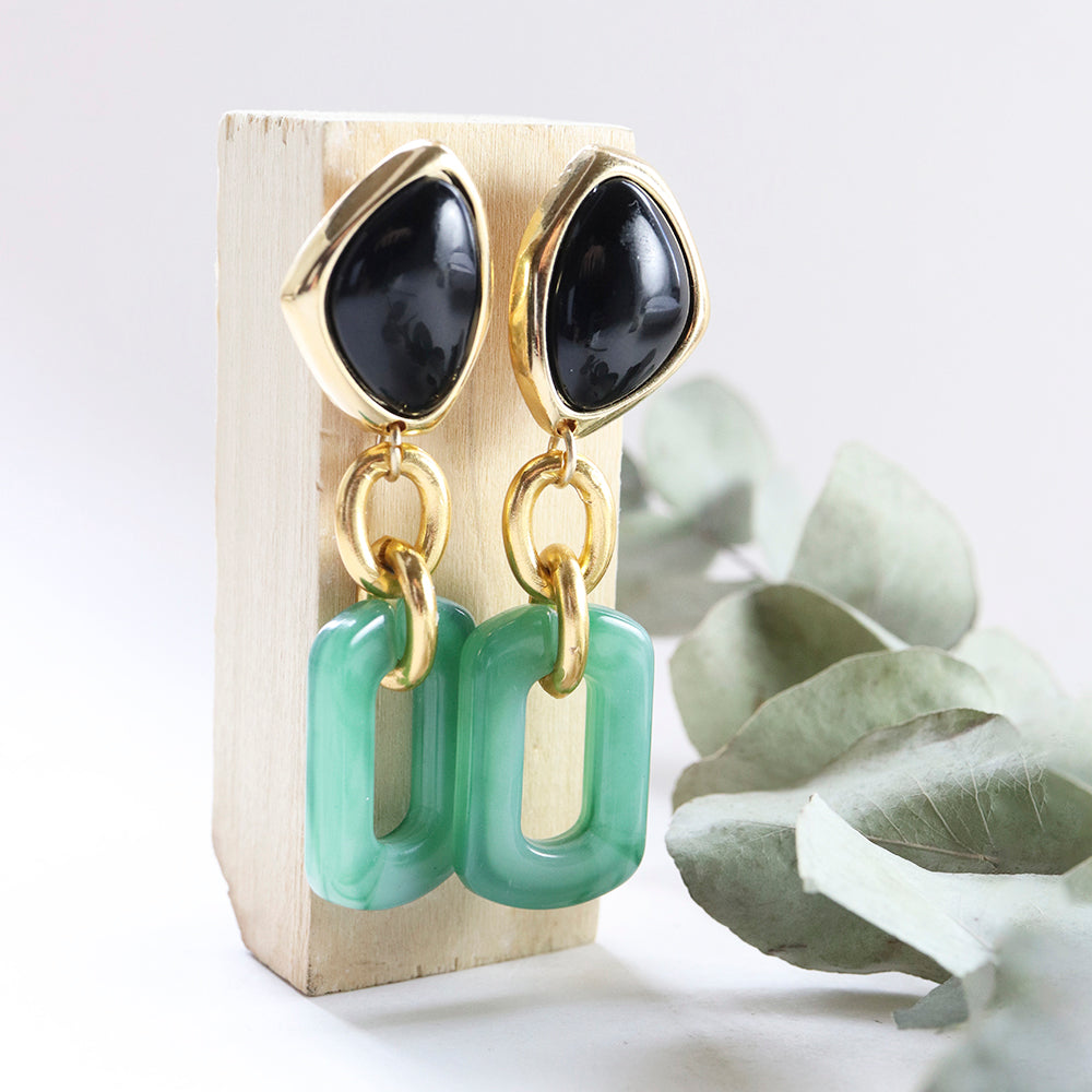 Pendientes dorados para mujer BASIL STUDIO