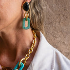 Pendientes dorados para mujer BASIL STUDIO