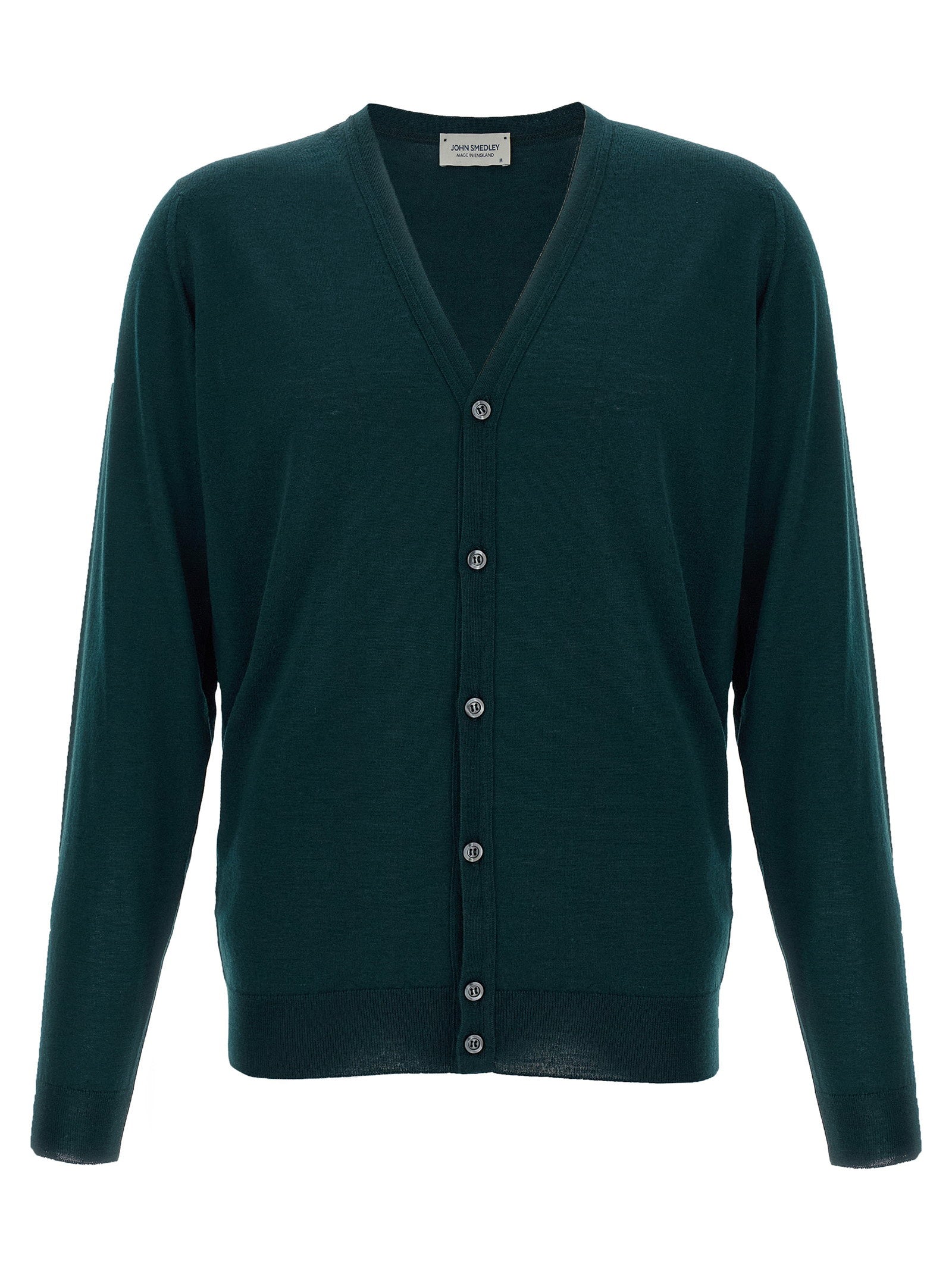 John Smedley Petworth Cardigan — Teal