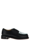 Mach & Mach Sirene Lace-Up Flat — Black
