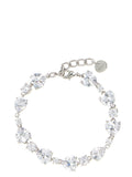 Pulsera Self-Portrait Crystal Droplet — Plateada