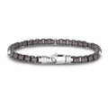 Men's Gunmetal Box Link Bracelet