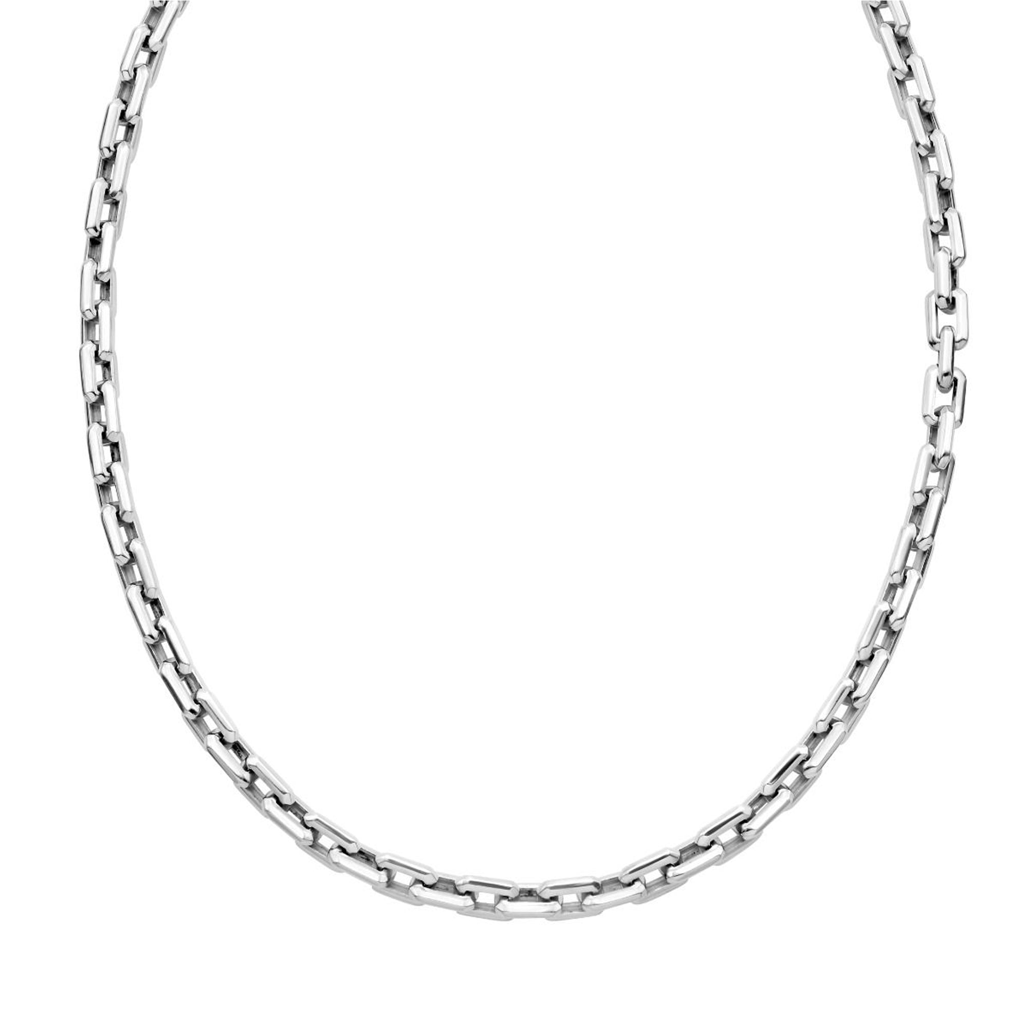 Men's Rectangular Link Necklace