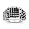 Men's Woven Signet Ring