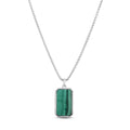 Men's Malachite Tag Necklace