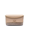 CC Stitched Caviar and Suede Lady Coco Flap