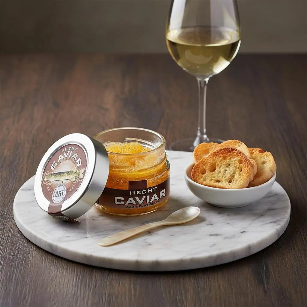 AKI Pike Caviar - Premium Quality, Golden Yellow, Affordable Luxury for Special Occasions